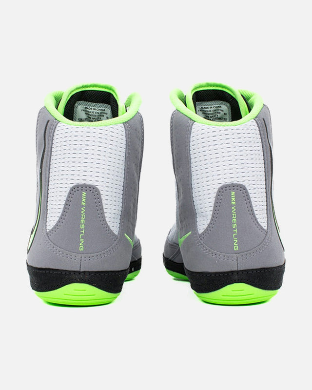 Botas de lucha Nike Inflict 4 – Gris/Blanco/Verde