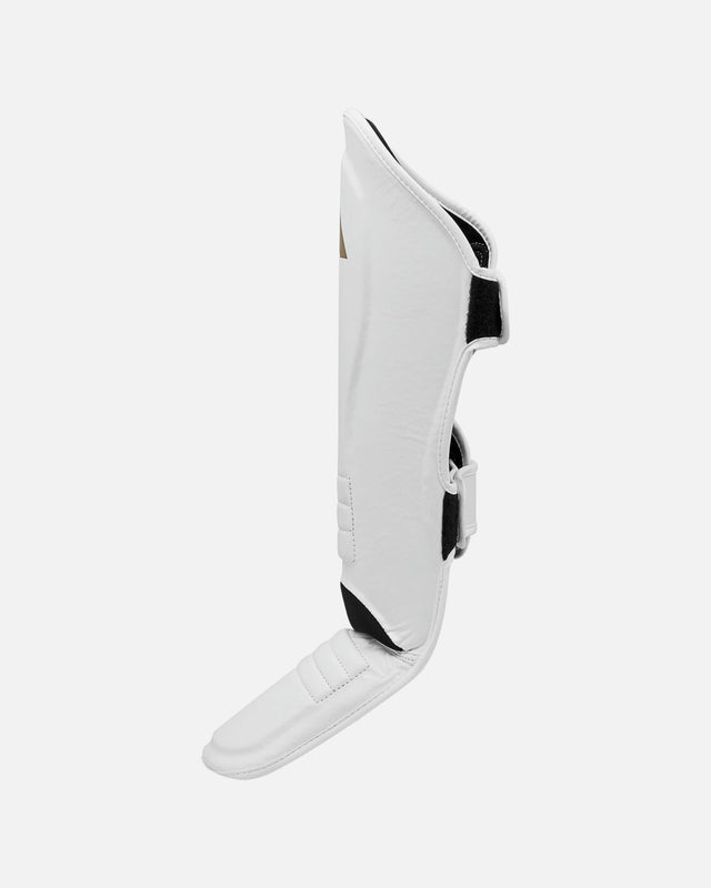 Paratibie Adidas Speed Thai Shin-n-Step – Bianco/Oro