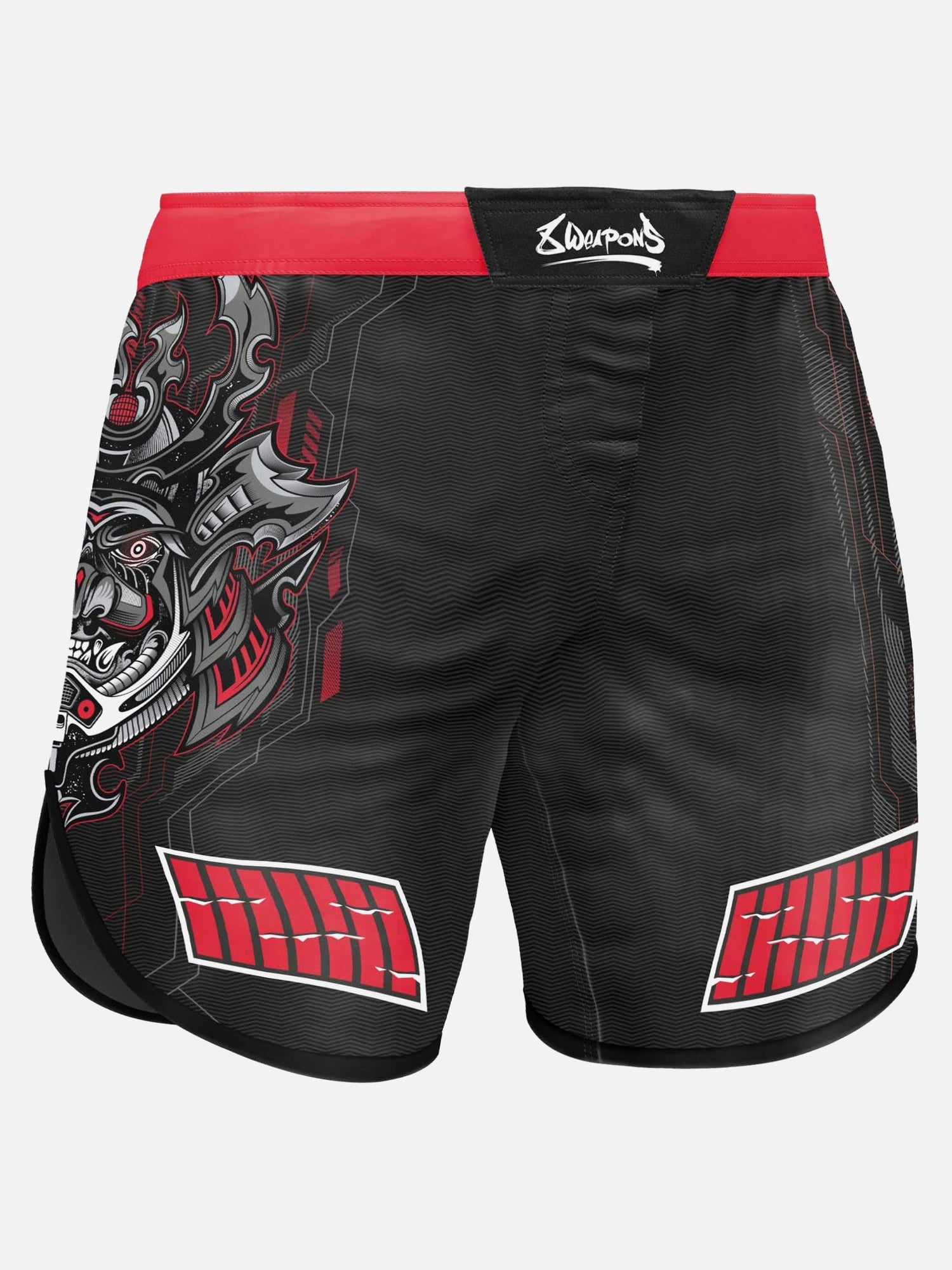 Pantaloncini MMA 8 WEAPONS Samurai 2.0 – Nero/Rosso