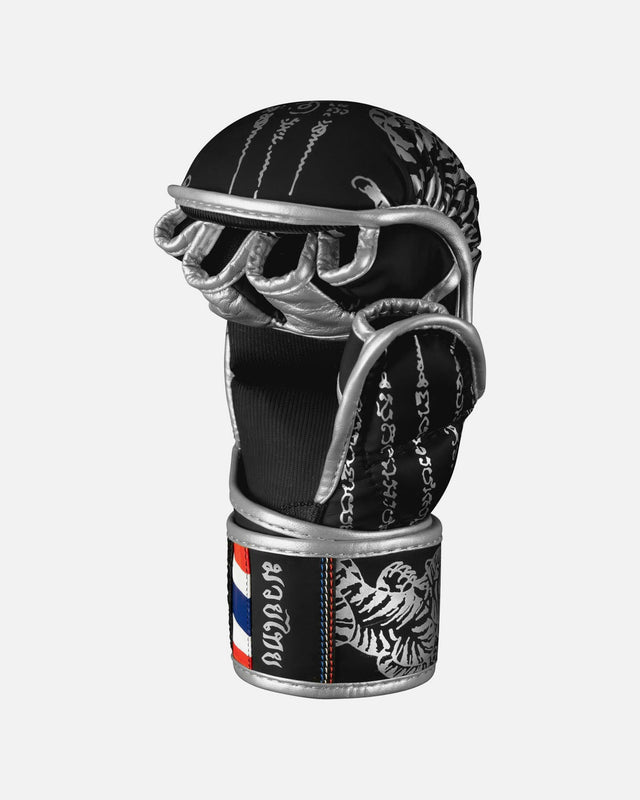 Phantom Athletics MMA rukavice sparingové Muay Thai – Černé/Stříbrné