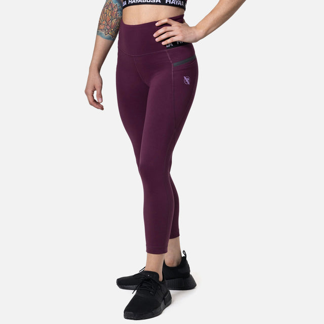 Hayabusa Leggings High Rise 3/4 Kvinder - Rød