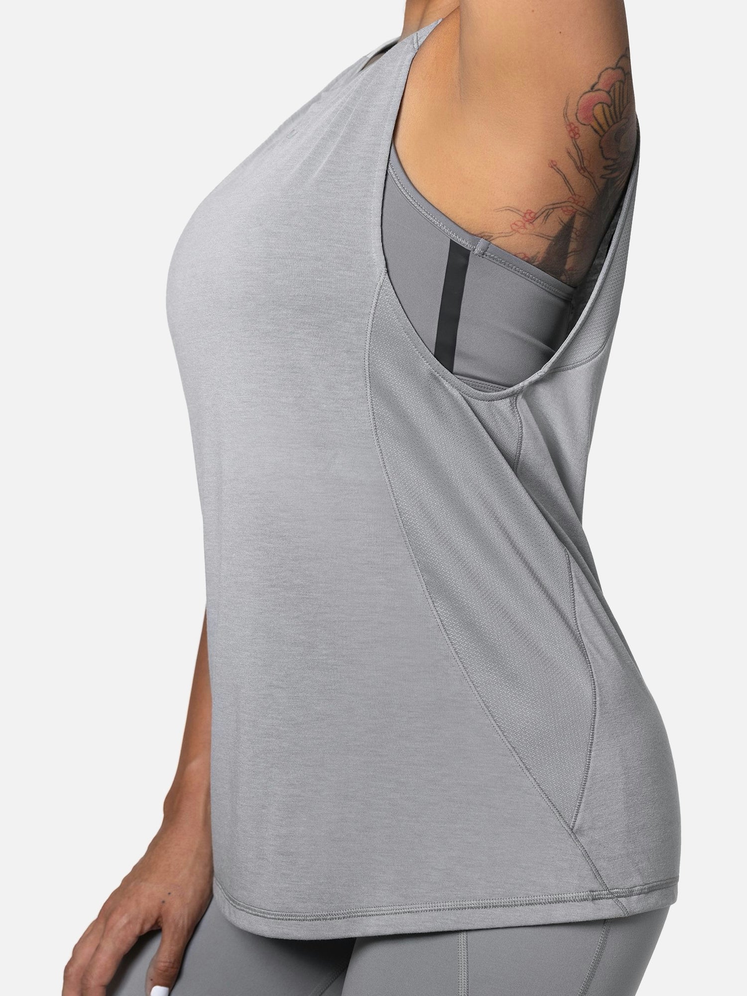 Camisola de alças Hayabusa Mulher – Cinzento
