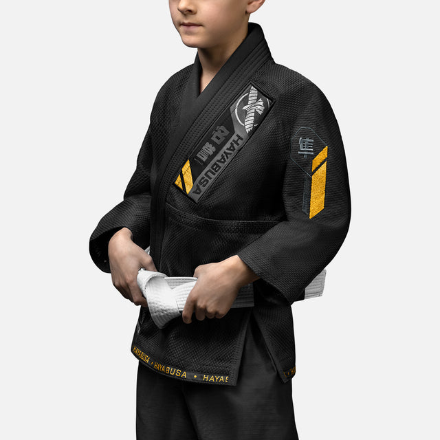 Kimono BJJ Hayabusa Ascend – Bambini – Nero