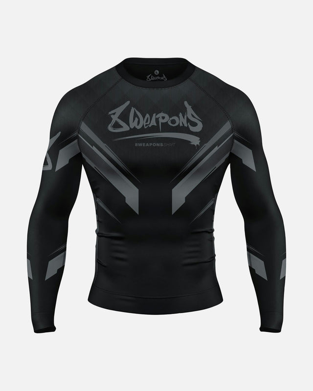 8 WEAPONS Rashguard Shift - Zwart