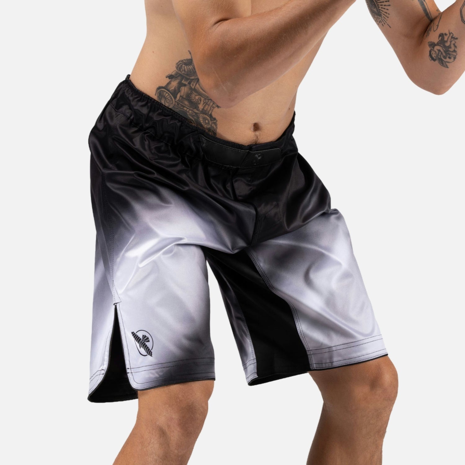 Hayabusa MMA-shorts Apex Nova för herr, fullängdad – Grå