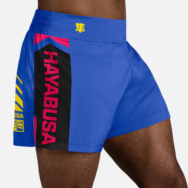 Hayabusa Muay Thai shorts Icon – Blå/Gul