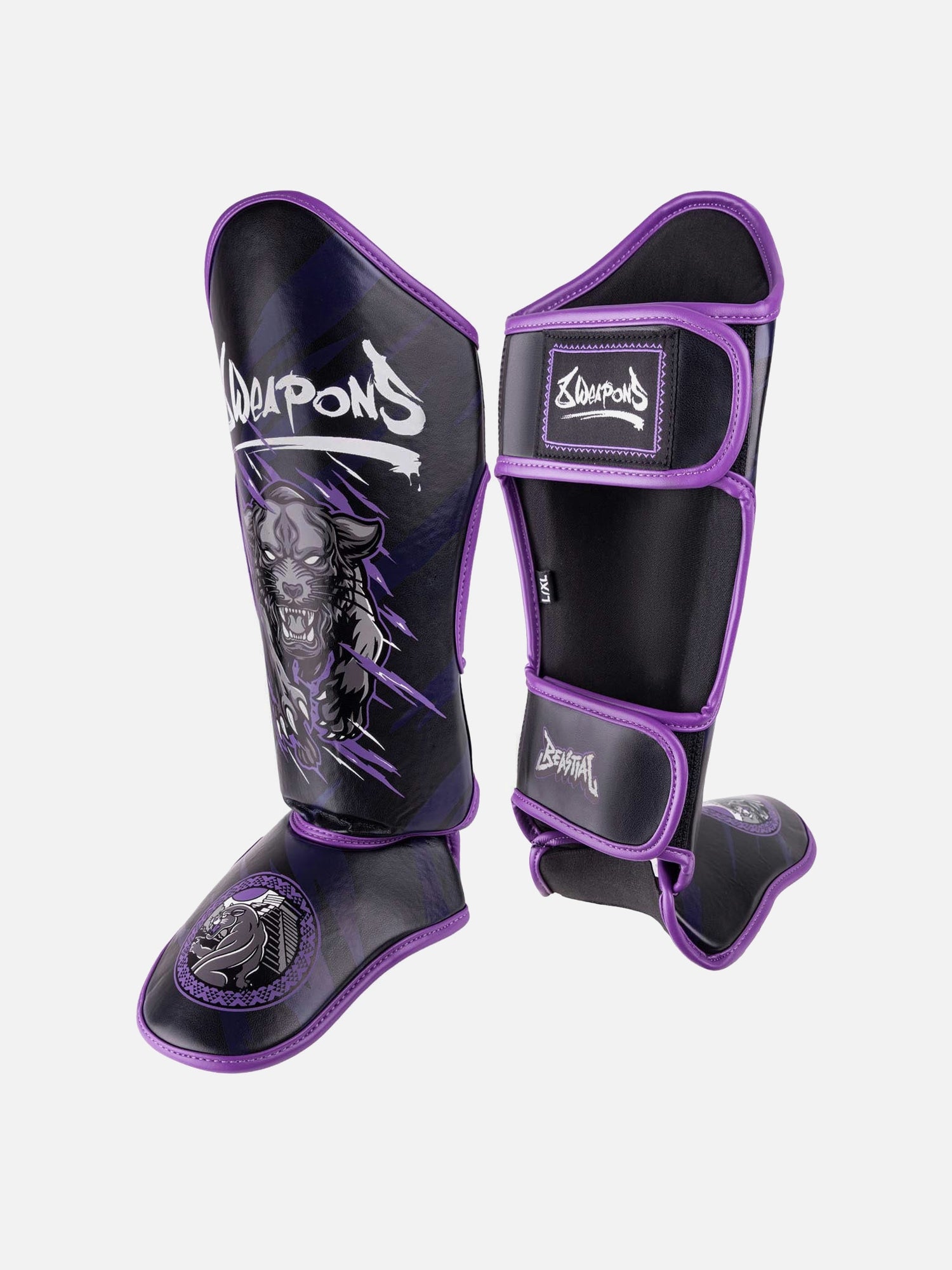 Tibiere 8 WEAPONS Beastial Panther – Negru/Violet