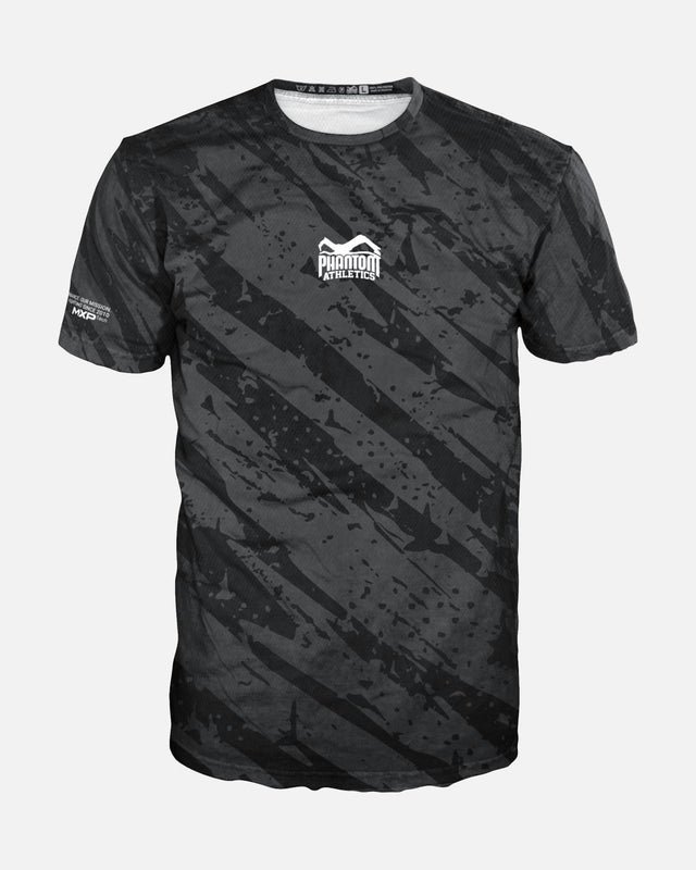 Camiseta de entrenamiento Phantom Athletics EVO Camo Tiger – Gris