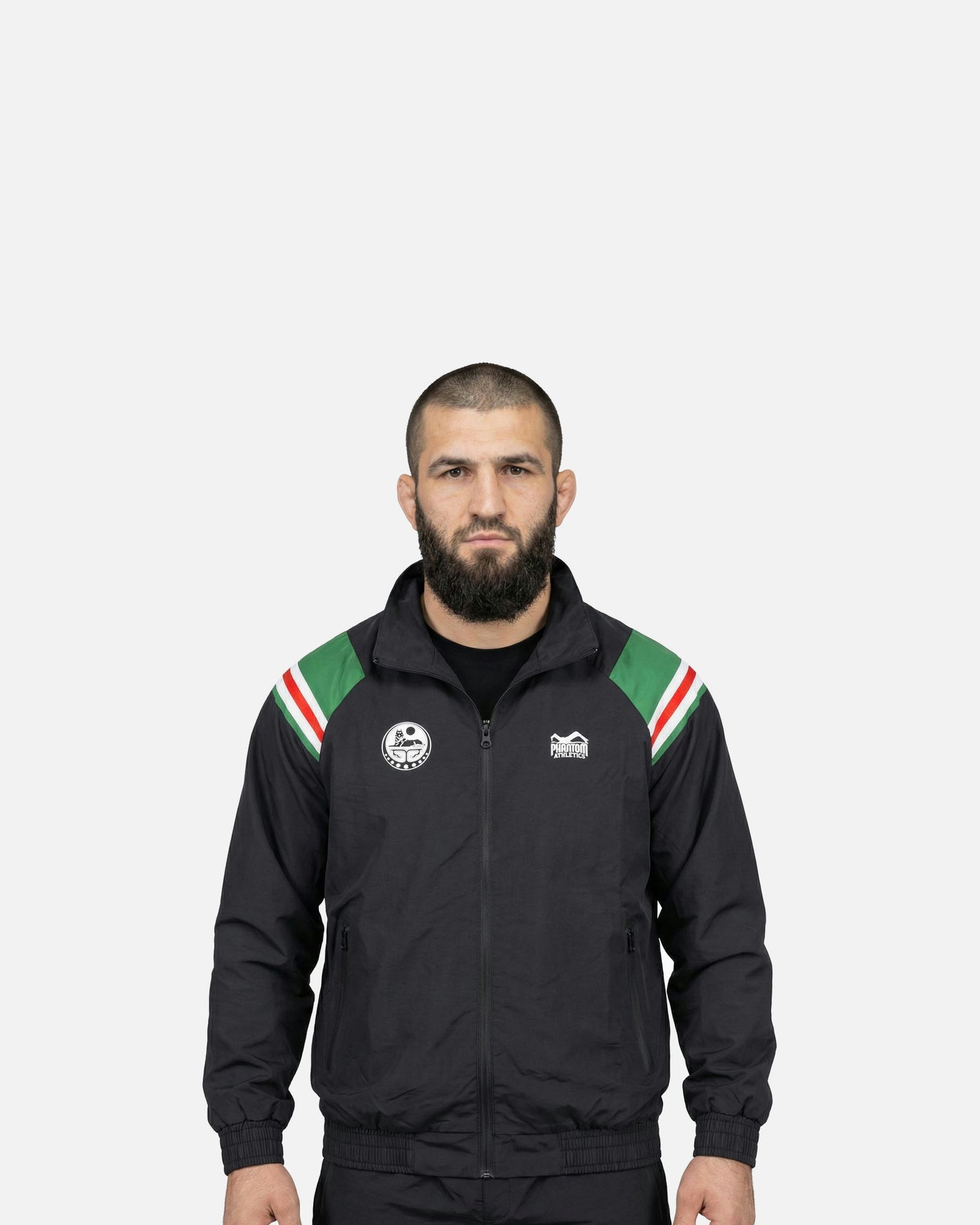 Chaqueta de entrenamiento Phantom Athletics DMC Team Chechnya – Negro/Verde