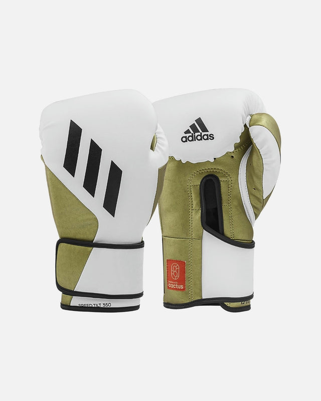 Guantoni da boxe Adidas Speed Tilt 350 – Bianco/Oro