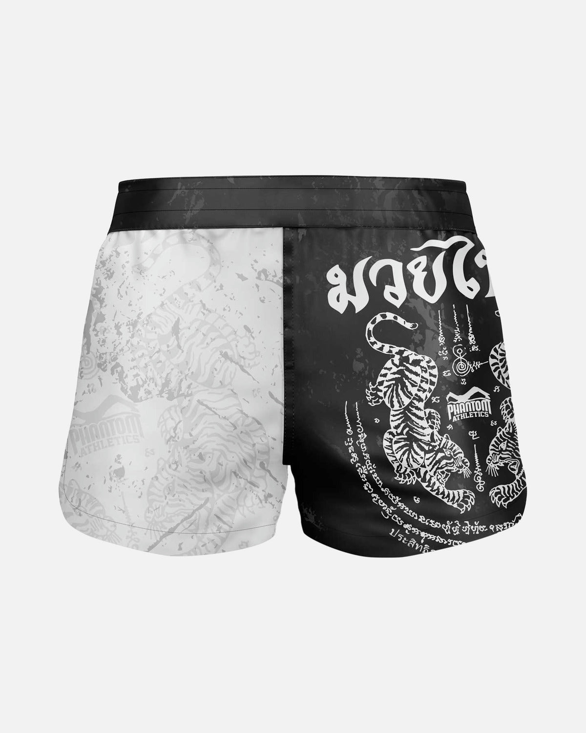 Phantom Athletics Muay Thai Shorts Fusion - Zwart/Wit