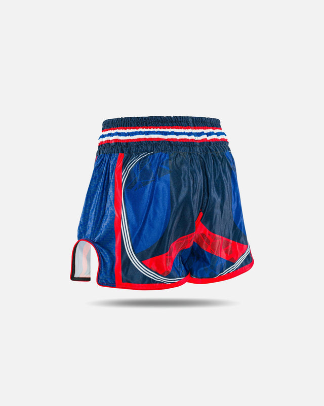 Pantalones de Muay Thai King Pro Boxing Flag – Azul