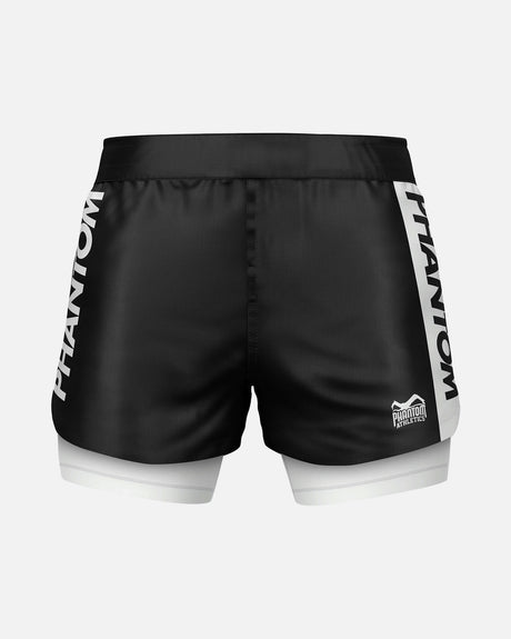 Phantom Athletics Compressie Shorts Fusion-R 2in1 Ranked - Blauw