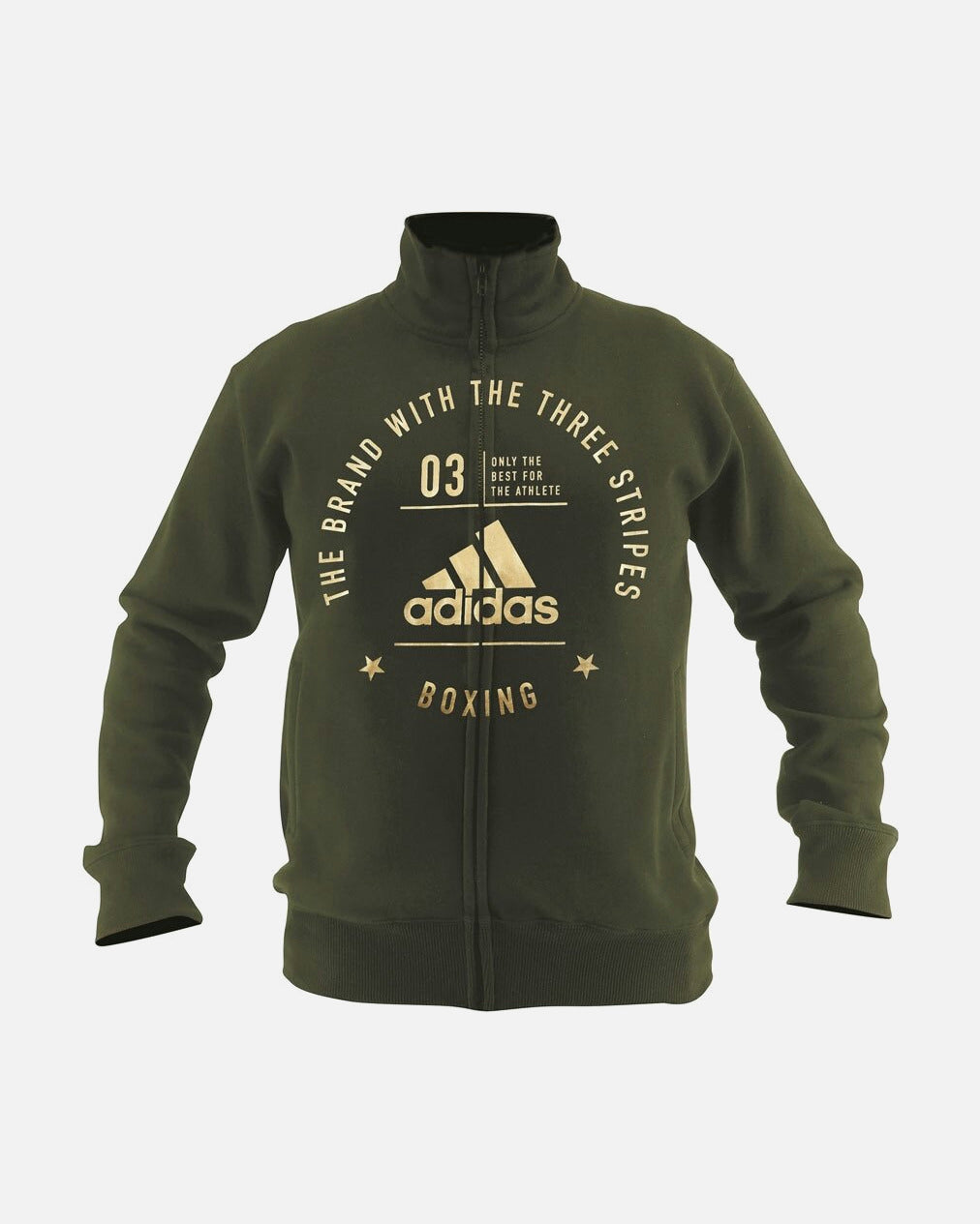 Giacca da allenamento Adidas Community Boxing – Verde/Oro