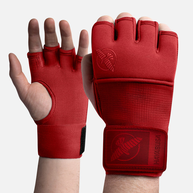 Bandaże bokserskie Hayabusa Deluxe Quick – Czerwone