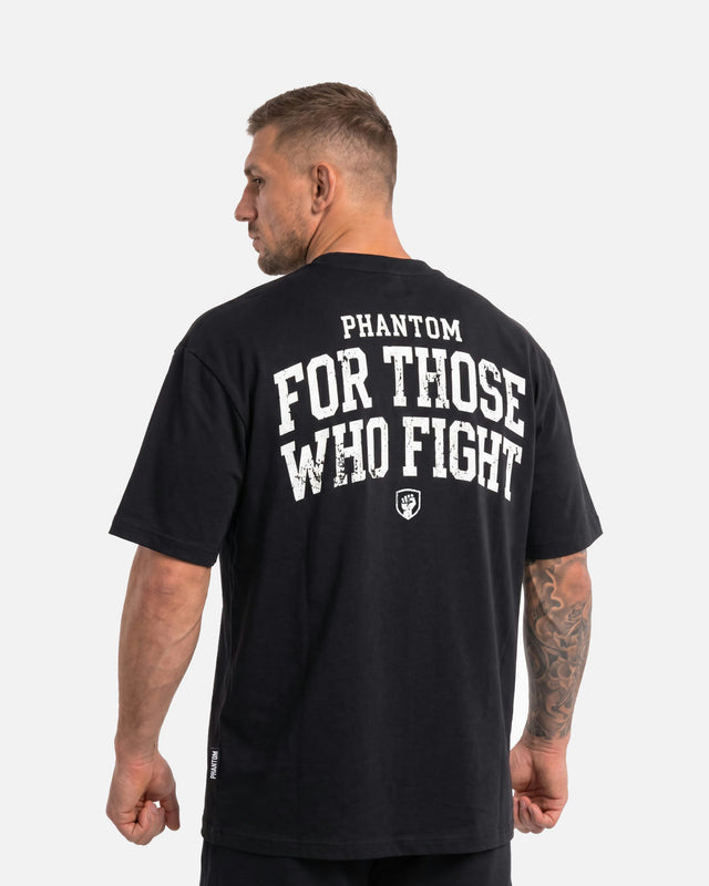 T-shirt Phantom Athletics FOR THOSE WHO FIGHT – Preto