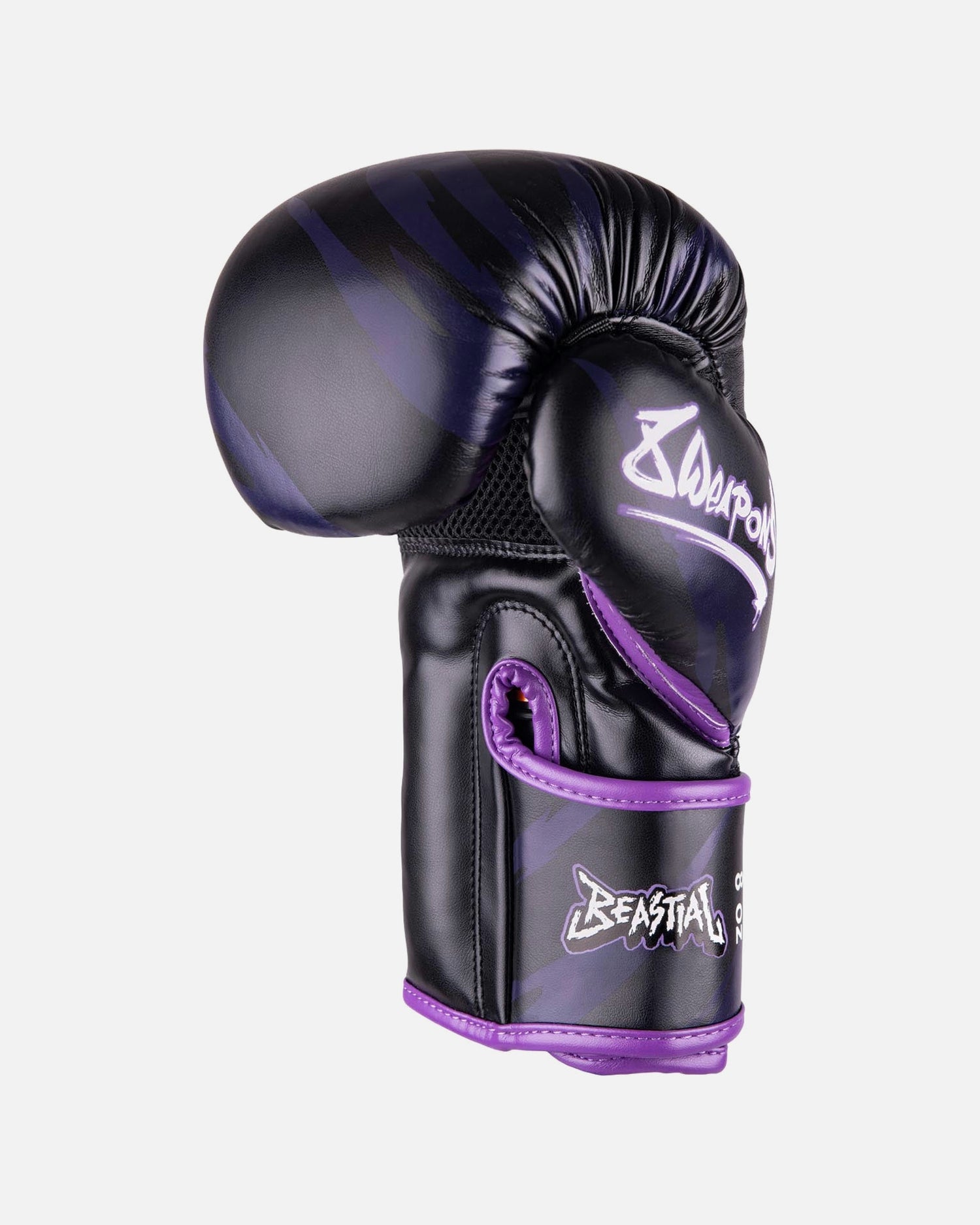 8 WEAPONS Boxhandschuhe Beastial Panther Kinder – Schwarz/Lila