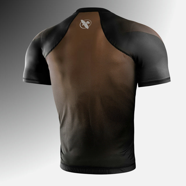 Rashguard Hayabusa Pro Ranked Manches Courtes – Marron