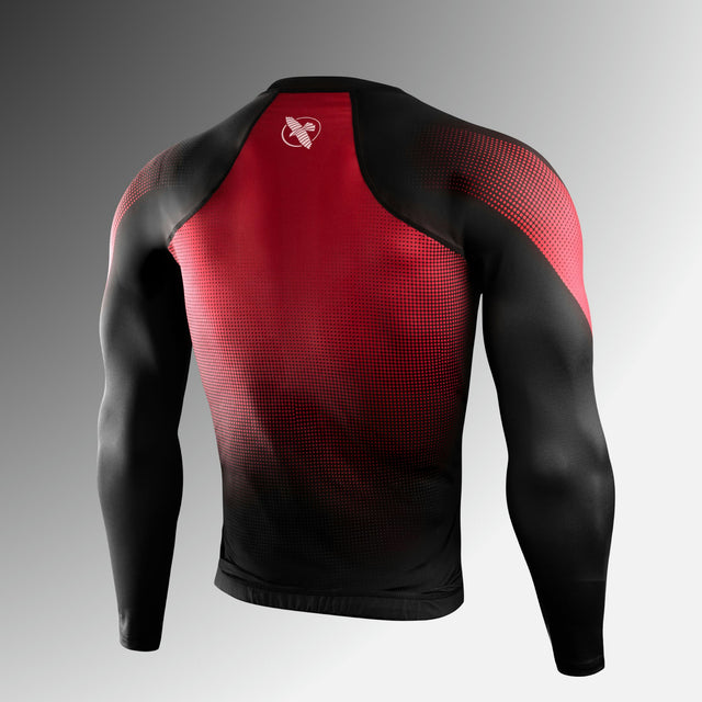 Rashguard Hayabusa Pro Ranked Manga Larga – Negro