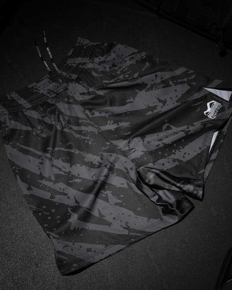 Pantaloncini MMA Phantom Athletics EVO Tiger Camo – Grigio