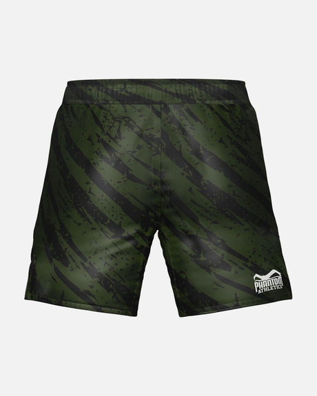 Phantom Athletics MMA Shorts EVO Tiger Camo - Legergroen
