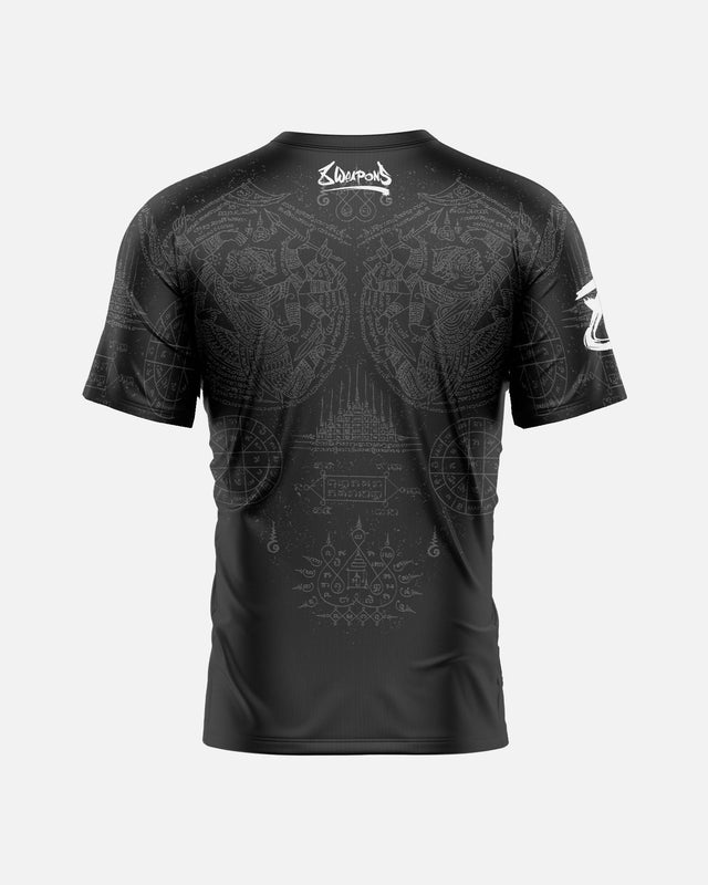 Camiseta 8 WEAPONS Hanuman Yant – Negro/Gris