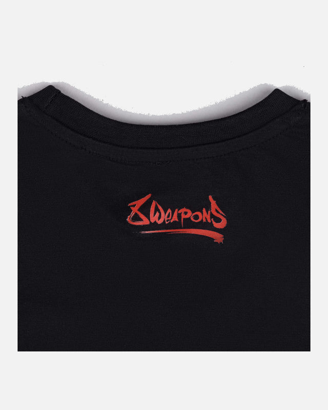 8 WEAPONS T-Shirt Joe – Svart/Röd