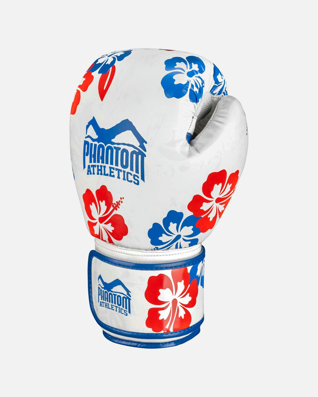 Luvas de boxe Phantom Athletics Hawaii – Branco/Azul/Vermelho