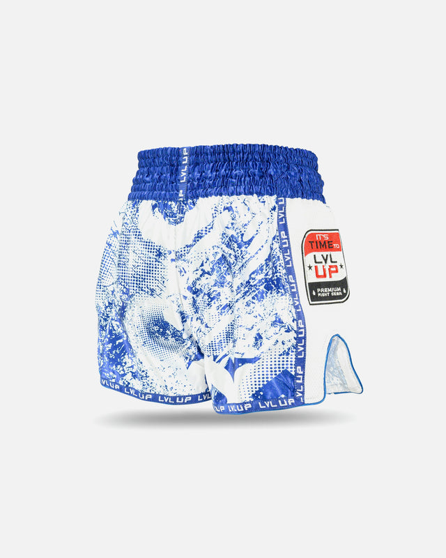 Spodenki Muay Thai LVL UP Stadium – Niebieskie