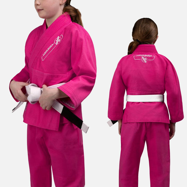 BJJ kimono Hayabusa Essential – Dětské – Růžové