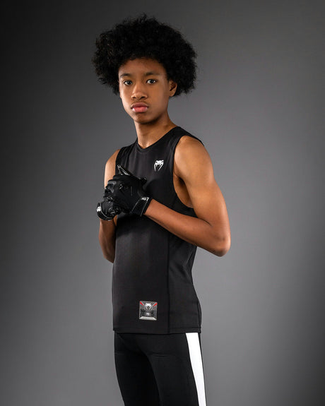 Camiseta de tirantes de compresión Venum Elite Niños – Negro