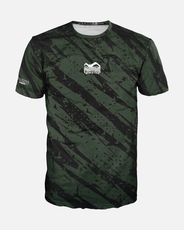 Phantom Athletics EVO Camo Tiger Training T-Shirt – Green