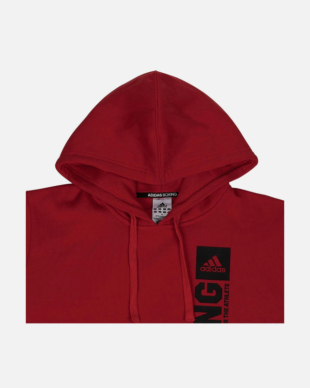 Sudadera sin mangas de boxeo Adidas – Rojo/Negro
