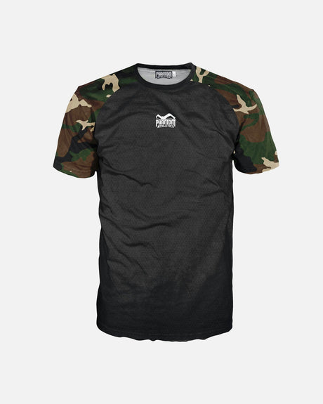 T-shirt da allenamento Phantom Athletics EVO Camo – Woodland