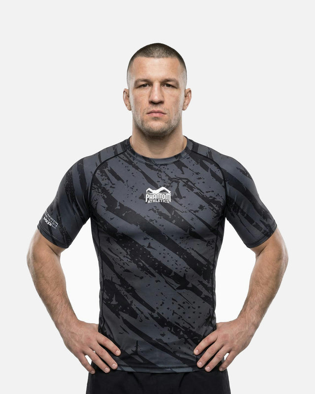 Phantom Athletics Rashguard EVO Camo Tiger – Grå