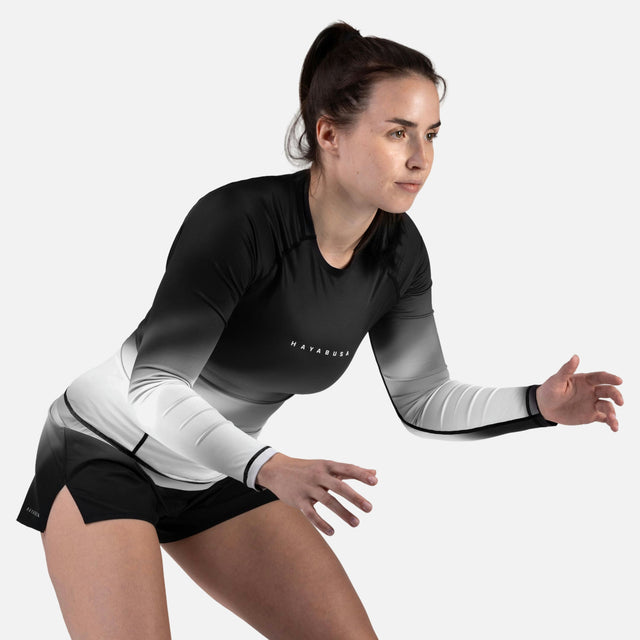 Hayabusa Rashguard Apex Nova Long Sleeves Women's – Grey