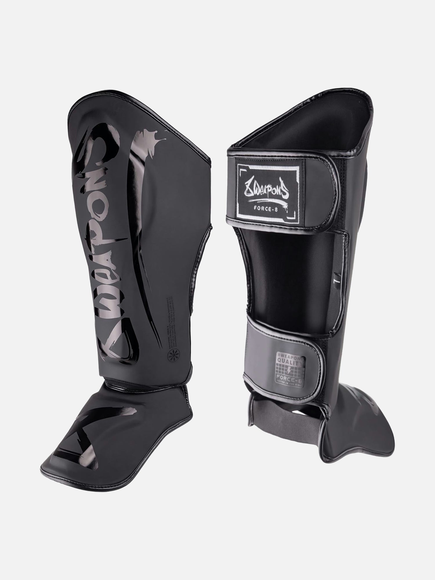 Espinilleras 8 WEAPONS Force 8 – Negro