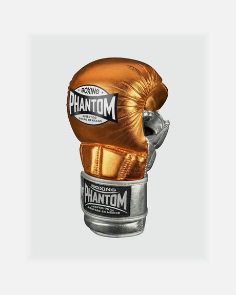 Luvas de MMA Phantom Athletics Mexico – Laranja/Prata