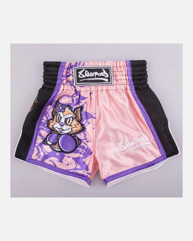 Pantalones de Muay Thai 8 WEAPONS Jenny - Rosa