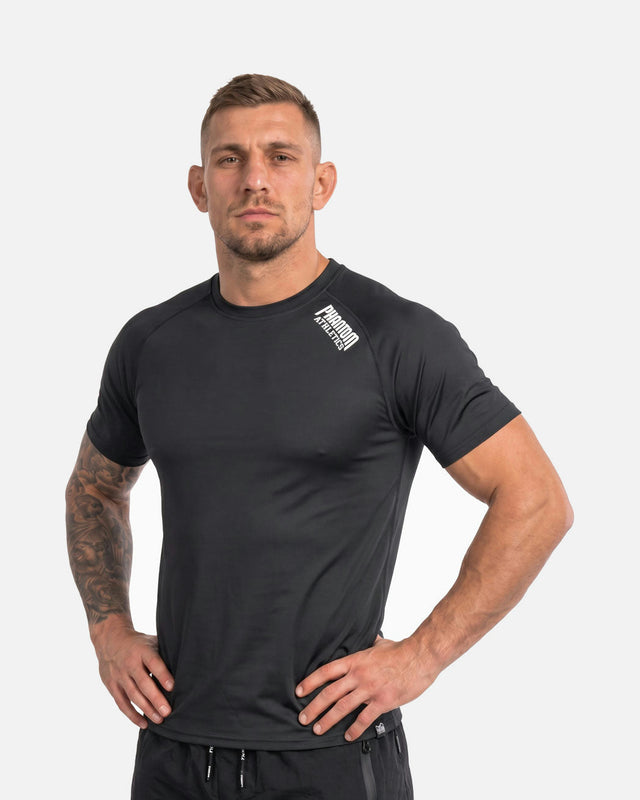 T-Shirt Phantom Athletics Tactic Manches Courtes – Noir