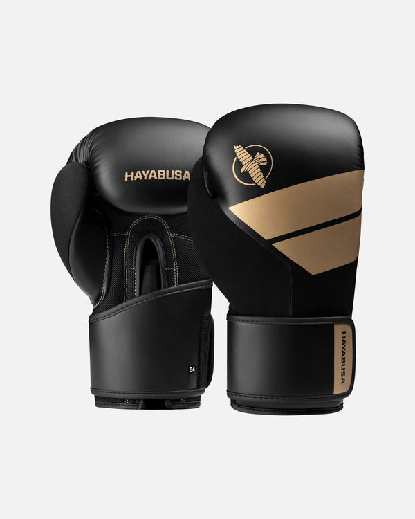 Boxerské rukavice Hayabusa S4 – Černé/Zlaté
