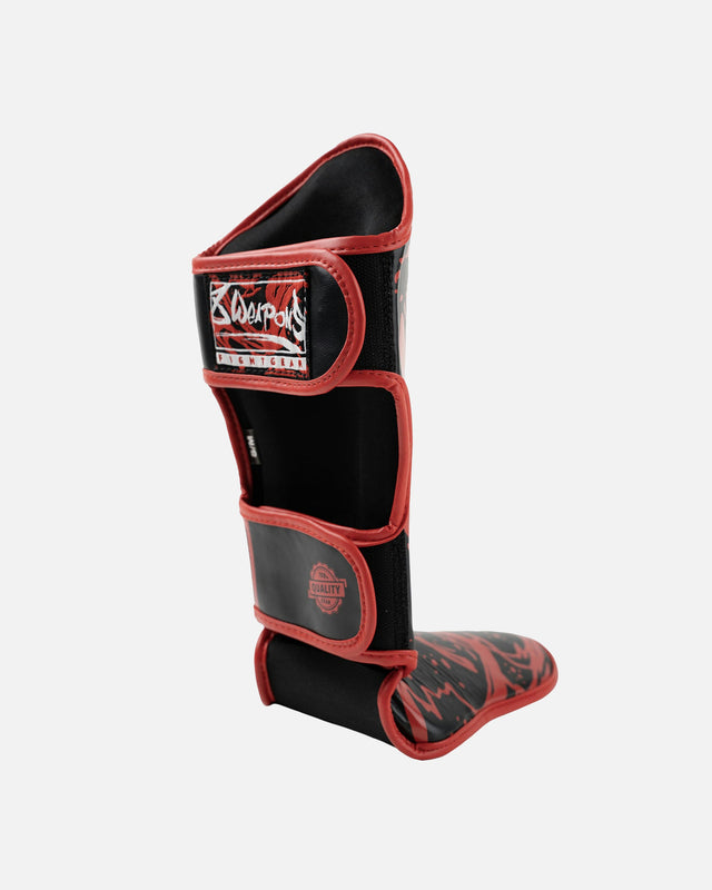 Caneleiras 8 WEAPONS Joe – Preto/Vermelho