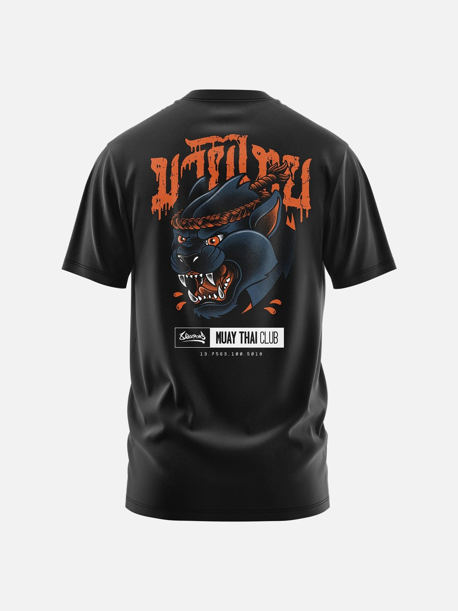 8 WEAPONS T-Shirt Panther - Zwart