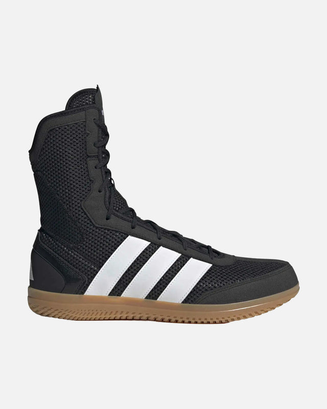 Botas de boxeo Adidas Box Hog Wide – Negro/Blanco