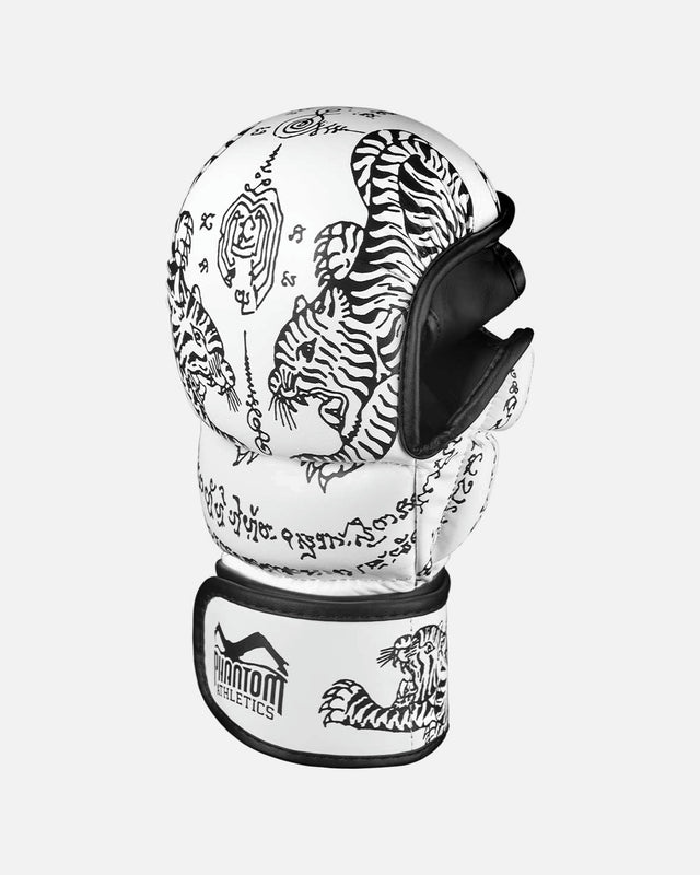 Rękawice MMA sparingowe Phantom Athletics Muay Thai – Białe
