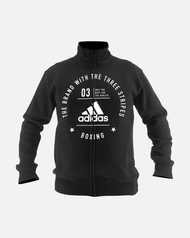 Adidas Trainingsjas Community Boxing - Svart/Vit