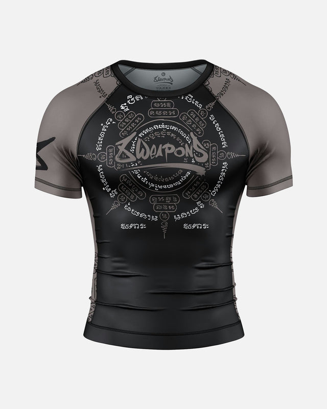 8 WEAPONS Rashguard 8 Ways Yant 2.0 - Zwart