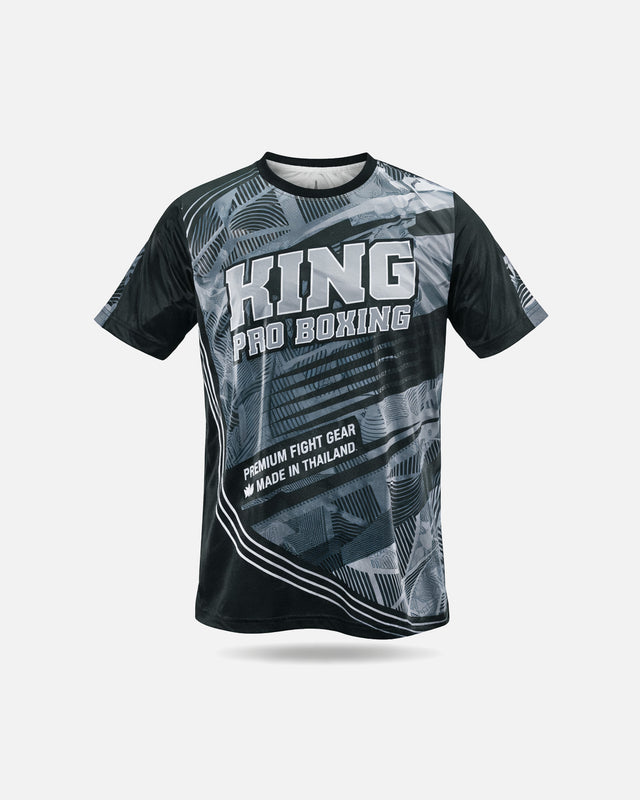 King Pro Boxing Triko Flag Tee – Černé