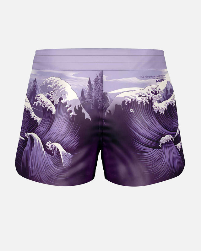Spodenki MMA Phantom Athletics FUSION-R Tsunami – Fioletowe