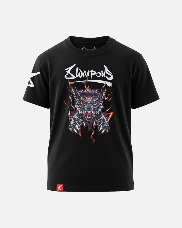 Tricou 8 WEAPONS Beastial Wolf – Negru/Roșu